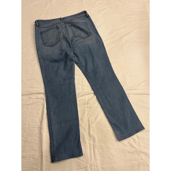 LOFT 32 14 curvy straight Jeans high rise - Picture 1 of 12